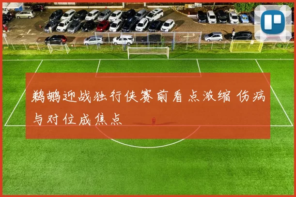 鹈鹕迎战独行侠赛前看点浓缩 伤病与对位成焦点